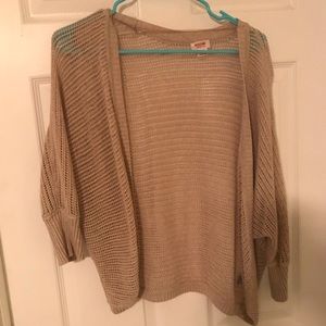 Mossimo slouchy large-knit bolero/cardigan
